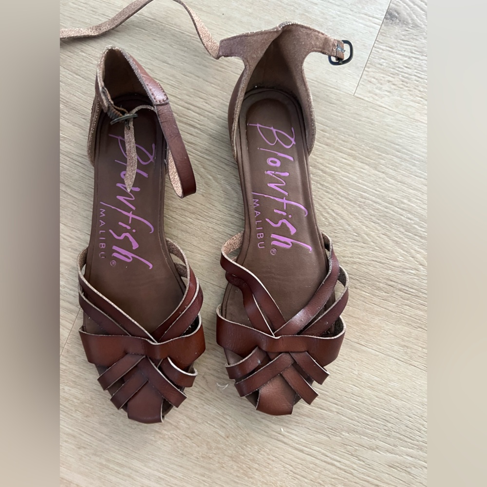 Blowfish Brown Strappy Sandals